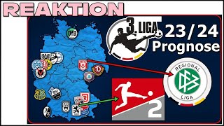 REAKTION auf meine 3. LIGA Prognose 2023/24