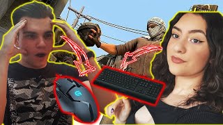 Eu Cu Mouse-ul & Cris Cu Tastatura | CSGO CHALLENGE