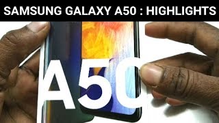 Samsung Galaxy A50 - Full Review Teaser | Highlight Specifications || By Techmaster Munshi