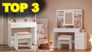 coiffeuse chambre : TOP 3 des meilleurs coiffeuses avec miroir LED à acheter en 2024