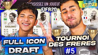 LE MEILLEUR FIFA POUR AVOIR LA FULL ICONE EN DRAFT !! 😍 TOURNOI DES FRERES #5