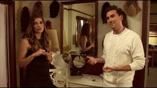 Inside Schitt’s Creek -Mom’s/Moira’s Wigs 2015 David and Alexis Rose