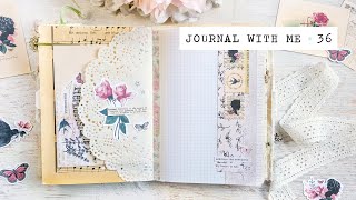 journal with me ✩ 36 | harvest rose printable | unraveling journal