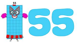 Cheerleader Footballer Numberblock 55