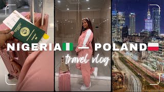 I travelled from Nigeria🇳🇬 to Poland🇵🇱 (Travel vlog, Interview day.)#travelvlog #nigeria #poland