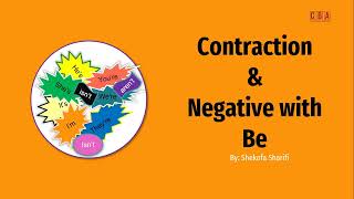 Contracted & Negative Forms of Be I Episode 3-2 I English Grammar