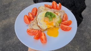 Корисний сніданок за 5 хвилин  🥰/ Healthy breakfast in 5 minutes/#breakfast #сніданок