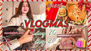 KOLEJNY HAUL ZAKUPOWY 🛍 TROCHĘ WAS OSZUKAŁAM | VLOGMAS 2021 DAY 20 & 21