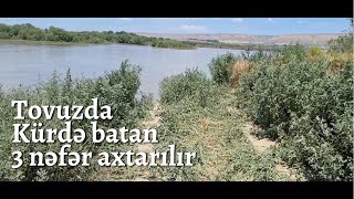 Tovuzda Kürə düşən maşında 3 nəfər ölüb. Axtarışlar davam edir. Hadisə yerindən görüntülər