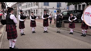 Zurich Caledonian Pipe Band: Dorf Fest Dübendorf 2016