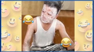 فيديوهات مضحكه جدا 🤣 تحدي الضحك مواقف طريفة ومضحكة تموت من الضحك🤣🤣 فيديو205