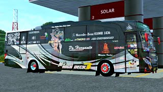 REVIEW MOD BUSSID JBHD V4 ALCOA LIVERY PO.HARYANTO HW 014 ARJUNA