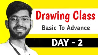 Drawing Class 2024 Hindi | Drawing Class Day 2 | HOW TO DRAW FACE | Drawing Class | Sachinart23