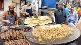 MOST POPULAR LUCKNOW STYLE GALAWATI KABAB & CHICKEN RESHAMI BOTI | INDIAN STREET FOOD IN PAKISTAN