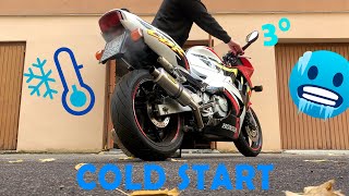 Cold Start 1997 Honda CBR 600F