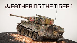 Tiger 1 Normandy diorama 1/35 weathering tutorial