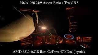 Elite Dangerous TrackIR Ultrawide 21:9