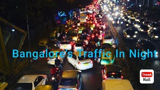 Riding in night traffic of Bangalore | 30 June 2024 #yamahafzsv2 #yamaha #motovlogging #motovlogger