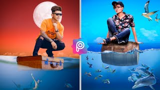 PicsArt Tutorial - Underwwater Effect Picsart Viral Editing | Inatgaram Latest trending Effect Edit