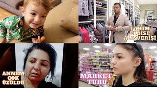 ANNEM ÇOK ÜZÜLDÜ 😕 BENDEN BİR FARKI YOK⎮ MARKET TURU ⎮ TAKIM ELBİSE ALDIK ⎮ VLOG