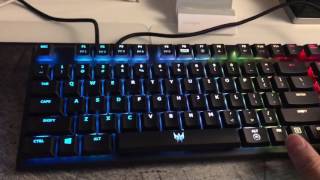 Acer Predator G1/Tesoro Gram Spectrum RGB Backlight Mechanical Keyboard