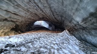 Un peu de spéléo vers le Galibier et Rando des Tunnels de glace sous le Glacier de l'Homme