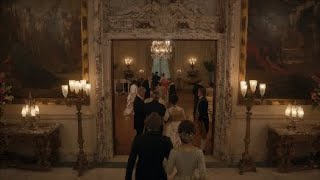 red carpet in the duke’s dinner | The Gilded Age Season 2