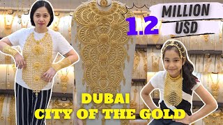 Dubai Gold Market : 1.4 Million USD Most expensive Piece of Gold Sold (Gold Souk سوق دبي للذهب )