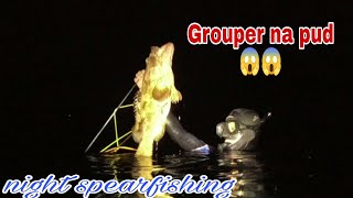 NIGHT SPEARFISHING PHILIPPINES|JACKPOT NA NAMAN SA MALAKING GROUPER, BAGONG PANA ANG NAKAHULI