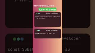 Juniur Javascript developer vs senior javascript developer #javascript #developer