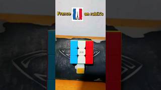 France on rubik's🤟#trendingshorts #viral #rubikscube #3by3cube #my #rubik #japan #flag #cubes#shorts