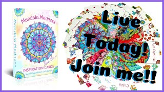 LIVE! - Drama-free Friday and Mandala Madness Cards!! - InterNational Drama-free Day! with Barb