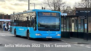 Arriva Midlands 3022 Mercedes Citaro O530 (ZF/€4) BV58MLE