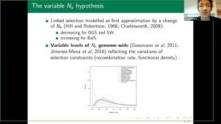 SEEM 2021 03 26 S. Boitard: "The impact of linked selection on demographic inference"