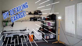 SIMPLE DIY DETAILING GARAGE SETUP: Cheap & Functional