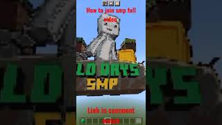 MINECRAFT YOUTUBERS SMP HOW TO JOIN #minecraft #smp #videos #viral @gamerzyash @aclextraz