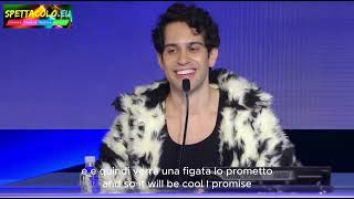 #MAHMOOD conferenza per SpettacoloEu #SANREMO2024 (SUB ENG)