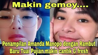 Makin gemoyy...Penampilan Amanda Manopo dengan Rambut Baru Tuai Pujian makin cantik & fresh