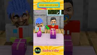 Skibidi Curang Tukar Kado Alfredo #dubbing #minecraft #roblox #skibiditoilet #funny #shortvideo