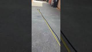 Tesla wall connector cable length - its long! #modely #evcharging