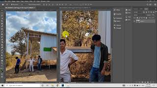 How to divide window easy for editing in adobe photoshop