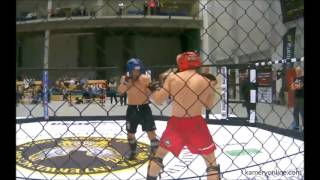 Karol Zyra vs. Paweł Płotka - Kat - 73 - III Mistrzostwa Polski MMA Służb Mundurowych - Toruń 2015