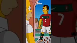 cristino ronaldo × Simpson #football #viral #trending #wwe #trollface #simpson