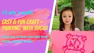 Painting with sugar |Painting ideas | Painting for kids | Crafts for kids | Crafts for paper easy