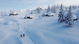 Velika Planina (Eslovenia) en un minuto, 4K