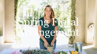 Floral Arrangements For Beginners - Spring Floral Design, Floral  Arrangement Tutorial, Spring