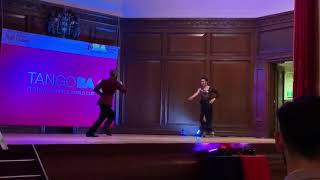 Borja Alcalde y Christina Gomez. UK European Tango Championship 2019