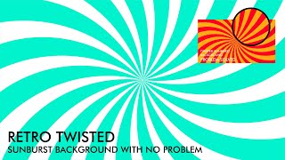 How to Create Retro Twisted Sunburst Background in Illustrator CC 2020 Easy 3 Different Way |Hindi