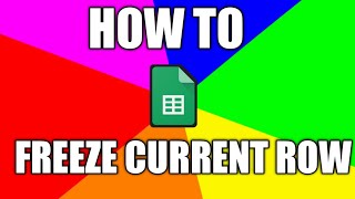 Freeze Current Row in Excel in 15 Sec.!!😎