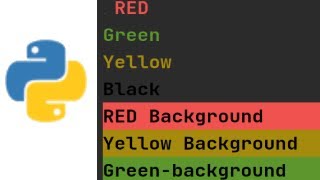 How do I print text in color in python? #python PyCharm IDE